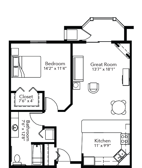 Floor Plan Unit D2