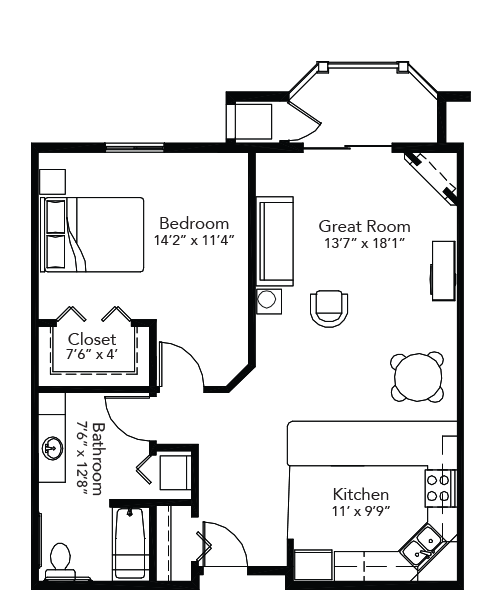 Floor Plan Unit D2