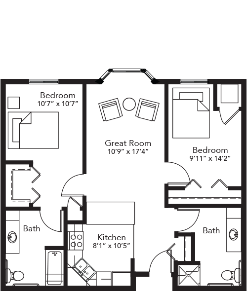 Floor Plan Unit M